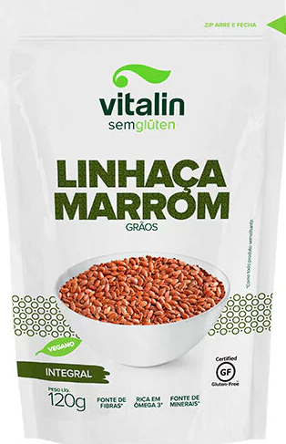 VITALIN LINHACA MARROM GRAOS