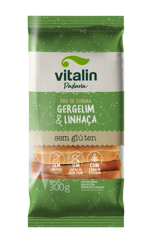 VITALIN PAO DE FORMA GERGELIM/LINHACA
