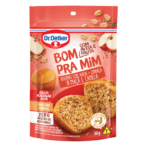 BOLO OETKER BOM PRA MIM MACA/CANELA