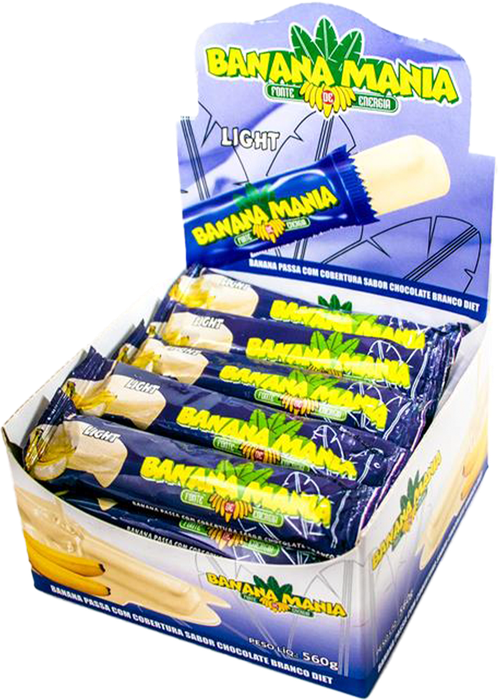 BANANA MANIA C/CHOC. BRANCO LIGHT