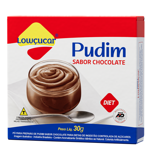 PUDIM LOWCUCAR DIET CHOCOLATE
