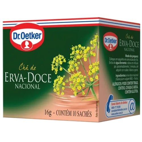 CHA OETKER C/10 ERVA DOCE