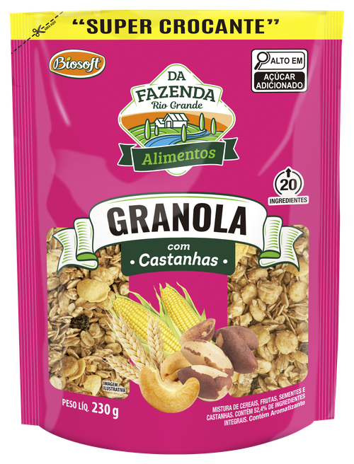 GRANOLA CASTANHA DA FAZENDA