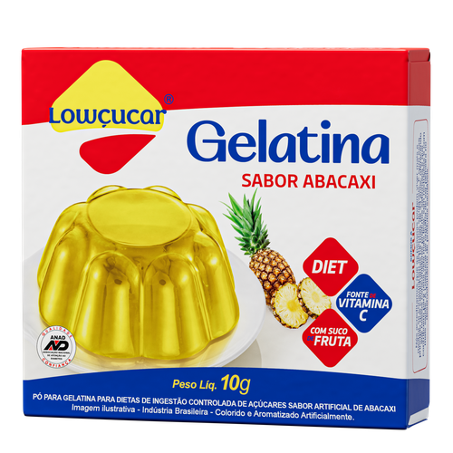 GELAT. LOWCUCAR DIET ABACAXI