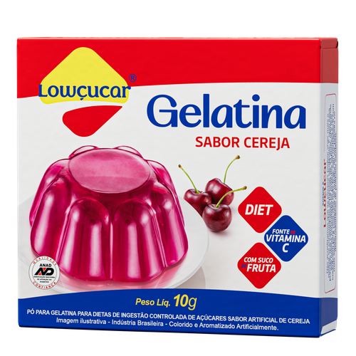 GELAT. LOWCUCAR DIET CEREJA