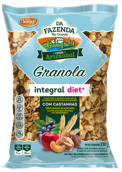 GRANOLA DIET CASTANHAS DA FAZENDA