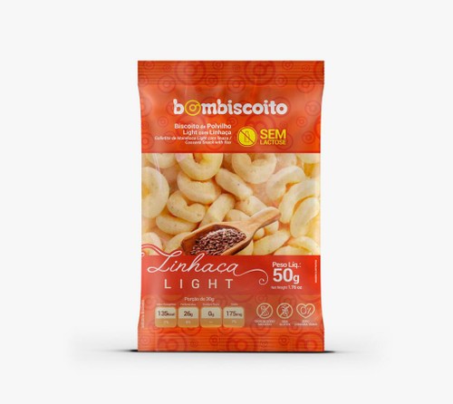 BOM BISC.POLVILHO LIGHT LINHACA