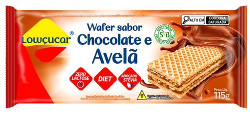 WAFER LOWCUCAR DIET CHOC/AVELA