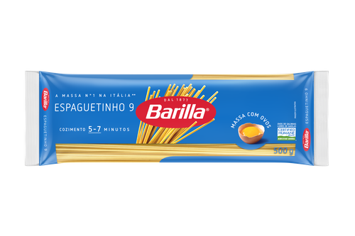 ESPAGUETINHO 9 C/OVOS BARILLA