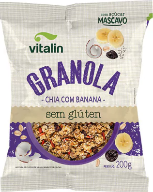 VITALIN GRANOLA S/GLUTEN CHIA/BANANA