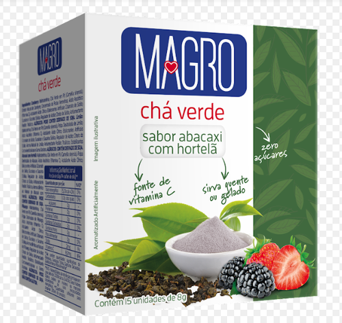 CHA MAGRO VERDE ABACAXI/HORTELA