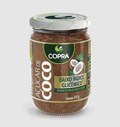 ACUCAR DE COCO VIDRO COPRA